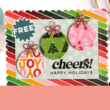 FREE GIFT: Scrapbook.com Mini Ornament Die Set