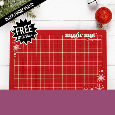 FREE w/ $45+: Scrapbook.com Holiday Magic Mat