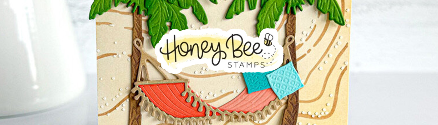 Honey Bee Stamps Finnabair, Slimline, Stencil, Sunkissed Summer