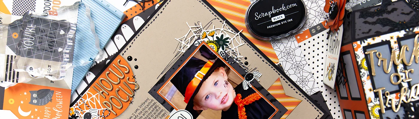 Fall & Halloween Craft Supplies for Scrapbooking & Card Making